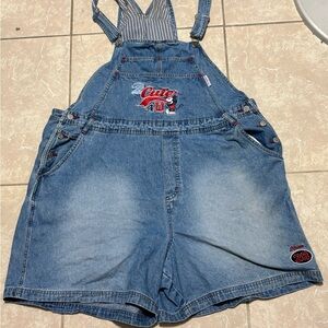 Vintage Disney denim women’s overalls size 22w/24w